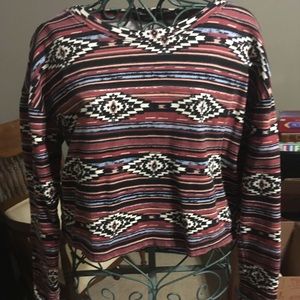 Forever 21 hippie Aztec boho sweater